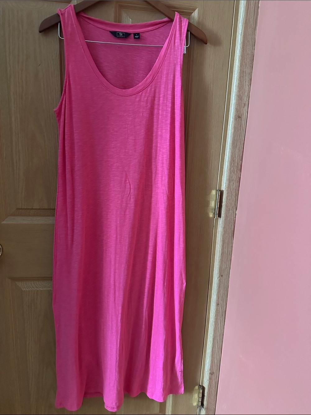 G by Giuliana Hot Pink Sleeveless Tank Dress